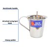 6 Inch Stainless Steel Tumbler Handle With Straw | 2 In 1 Use - Sipper Tumbler Or Handle Tumbler 6 Inch Stainless Steel Tumbler Handle with Straw | 2 in 1 use - Sipper Tumbler or Handle Tumbler