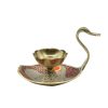 Brass Diyas For Pooja Room - Swan Design Diya Oil Lamp Stand For Puja/Brass Decor Items For Gifts Brass Diyas For Pooja RoomSwan Design Diya Oil Lamp Stand