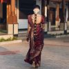 Banarasi Silk Blend Red Saree