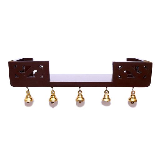 Portable Mdf Home Temple (45.7 x 15.2 x 8 cm, Brown)