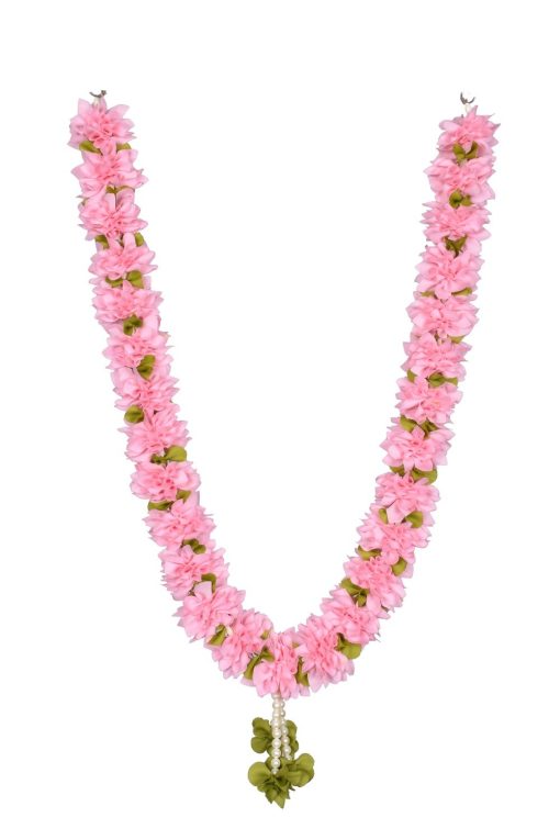 Artificial Jasminum Garland Orchid (Pink) Artificial Jasminum (Pink Flower Mala