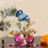 Ganesha Murti Idol Murti For Car Dashboard & Home Decor I Ganpati Murti I Idol For Car white marble God Ganesh