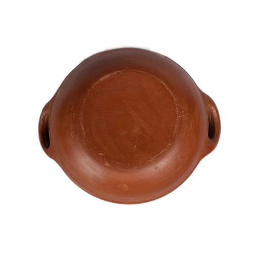Handmade earthen Clay Cooking pan / kadai 2500 ML / 2.5 Liter