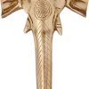 Ganesha Brass Door Handle
