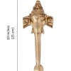 Ganesha Brass Door Handle