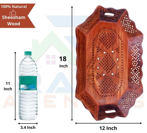 Natural Bamboo Tea Plate