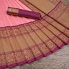 Women'S Kanjivaram Soft Silk Saree With Unstitched Blouse Piece (Pink Purple) Banarasi Silk Blend Pink Saree