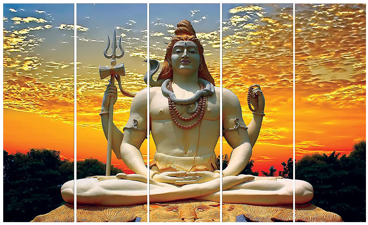 Lord Shiva | Siva Multiple Frames, Beautiful Wall Painting For ...