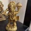 Brass-coated Hanuman statue