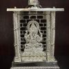 Brass Ganesha Statue With Temple Setup
