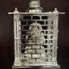 Brass Ganesha Statue With Temple Setup