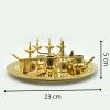 Brass Pooja Set For Aarati/Traditional Kerala Ashtamangalyam Set For Pooja/Pooja Thali Kerala Ashtamangalyam Set For Pooja Traditional Kerala Ashtamangalyam Set For Pooja