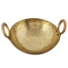 Hammered Brass Kadhai (3 L