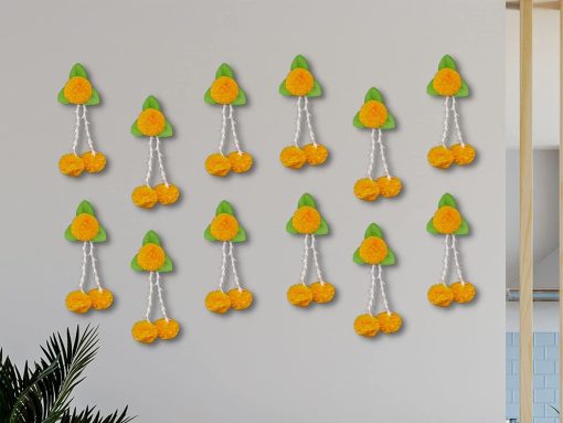 Artificial Flower And Leaves Decorative At Home