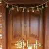 Brass Door Hanging Bell with Brass Chain for Bandarwal, Temple Decoration, Mandir, Home Decoration(3.5 Feet Long Chain) (Door Hanging Bell) Brass door hanging bell with 3.5-foot chain