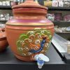 Handmade Earthen Clay Water Pot With Lid & Tap (7.5L) Handmade Earthen Clay Water Pot With Lid & 304 Stainless Steel Tap (10L)