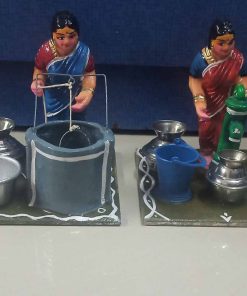 Occupation Set ? Workers 4 In 1 Paper Mache Navaratri Golu/Kolu Set - Gollu Dolls, Kolu Dolls