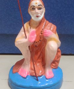 Maha Periavah- Sankaracharyar- Clay- 7.5" Navaratri Golu/Kolu Set - Gollu Dolls, Kolu Dolls