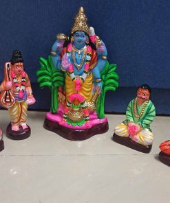 Satyanarayana Set ? Paper Mache Navaratri Golu/Kolu Set - Gollu Dolls, Kolu Dolls