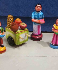 Pani Poort Set - Clay Set Navaratri Golu/Kolu Set - Gollu Dolls, Kolu Dolls