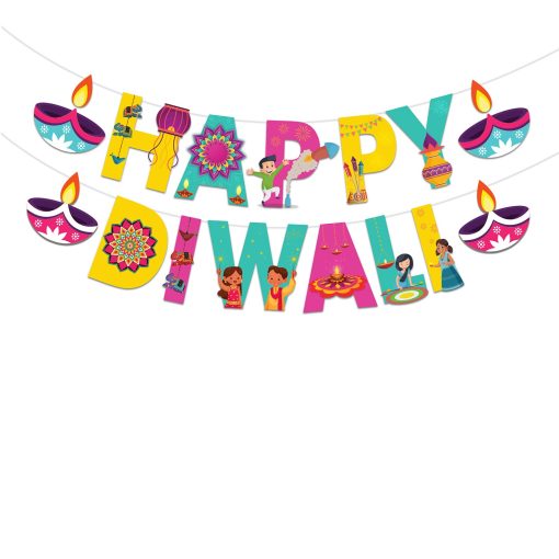 Diwali Theme Party Decoration,DIWALI Themes party Favors for party Decoration(Banner) Diwali Theme Party Decoration