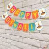 Diwali Decoration Bunting Banner, Happy Diwali, Diwali Decoration Item, Diwali Décor Items Diwali Decoration Bunting Banner
