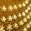 Snow Flake String Lights for Indoor Outdoor Decoration Diwali Light for Party 15 Meter 100 LED