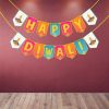 Diwali Decoration Bunting Banner, Happy Diwali, Diwali Decoration Item, Diwali Décor Items Diwali Decoration Bunting Banner