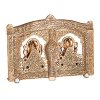 Copper Plated Laxmi Ganesh God Idol Statue Oxidized Finish with Beautiful Velvet Box Packing and with Carry Bag (15H x 20W x 4.5L) Copper Plated Laxmi Ganesh God Idol Statue Oxidized Finish with Beautiful Velvet Box Packing and with Carry Bag (15H x 20W x 4.5L)