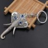 Evil Eye Silver Lord Ganesha Keychain Evil Eye Silver Lord Ganesha Keychain