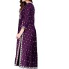 Women's Purple Rayon Printed Purple Nayra Cut Flared Kurta - Medium Women's Purple Rayon Printed Purple Nayra Cut Flared Kurta - Medium