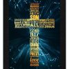 Synthetic Wood Framed Jesus Christ Cross Wall Art Painting