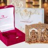 Copper Plated Laxmi Ganesh God Idol Statue Oxidized Finish with Beautiful Velvet Box Packing and with Carry Bag (15H x 20W x 4.5L) Copper Plated Laxmi Ganesh God Idol Statue Oxidized Finish with Beautiful Velvet Box Packing and with Carry Bag (15H x 20W x 4.5L)
