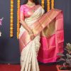 Kanjivaram Pure Soft Silk Handloom Zari Saree With Blouse Piece Kanjivaram Pure Soft Silk Handloom Zari Saree With Blouse Piece