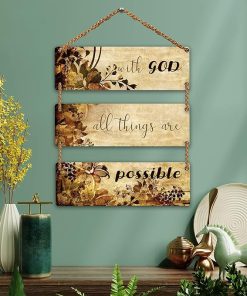 Hangings 3 Piece Wooden Wall Hanging with Quotes ChennaiStore