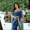 Royal Blue and Turquoise Pure Semi Silk Saree Royal Blue and Turquoise Pure Semi Silk Saree