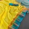 White and Gold Soft Kanjivaram Silk Saree All Over Saree With Jalar