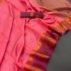 Pink and Purple Soft Kanjivaram Silk Saree All Over Saree With Jalar