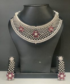 White Necklace Set