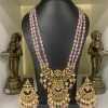 Traditional Pink Necklace Set