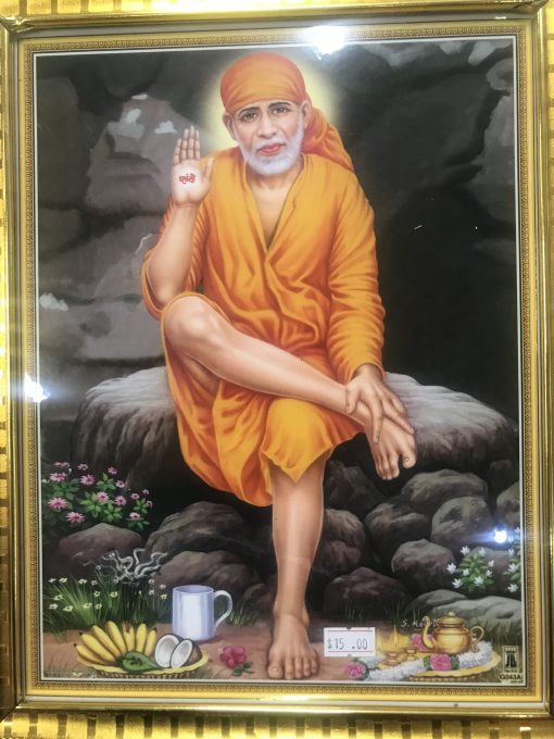 Sai Baba Photo Frame 32 x 25 CM