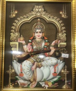 Goddess Saraswathi Photo Frame 32 x 27 CM