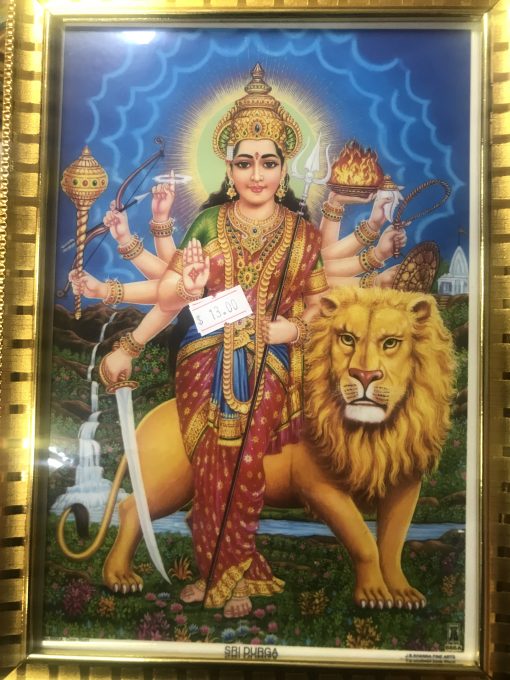 Durga Photo Frame 27 x 19 CM Durga Photo Frame 27 x 19 CM