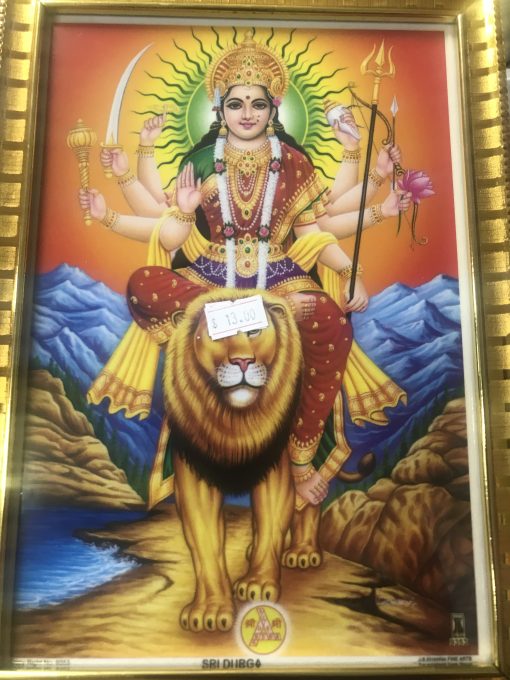 Durga Photo Frame Wood 27 x 19 CM Durga Photo Frame Wood 27 x 19 CM