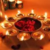 Flower Shaped Diya Handcrafted Decorative Urli 10 Inches Flower Shaped Diya Handcrafted Decorative Urli 12 inches