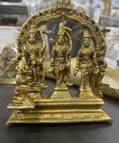 Statues Ram Darbar 3 Hindu God Brass Statue ChennaiStore