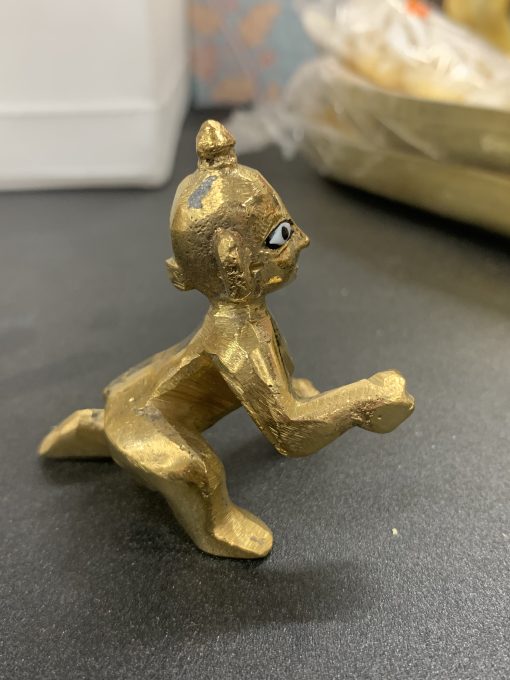 Brass Vrindavan Laddu Gopal Statue No.2