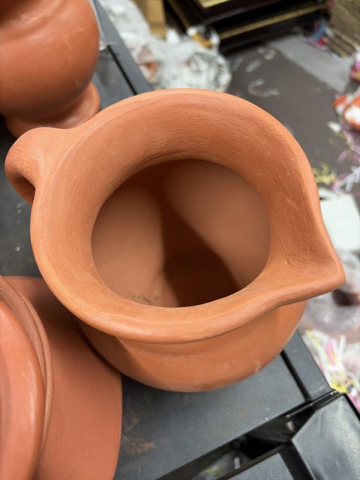 Clay Handmade Jug with Handle 1L