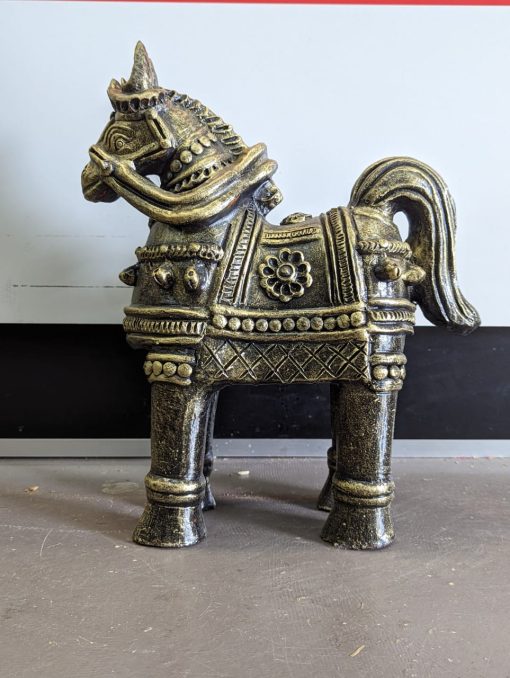 Clay Horse Statue Home Decor pair (15 Inch) Clay Horse Statue Home Decor pair (15 Inch)