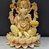Divine Marble Ganesha Handcrafted Statue of Lord Ganesha